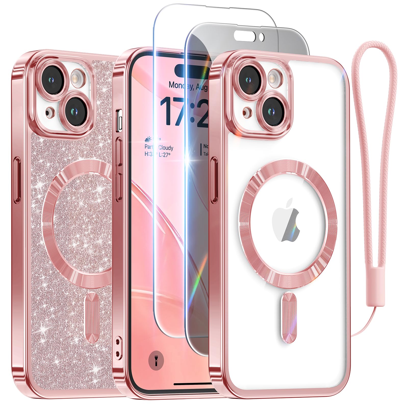Foto 1 | Funda Meifigno Para Iphone 15 6.1 Con Protectores De Pantalla - Venta Internacional.