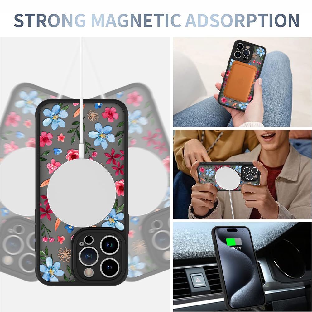 Foto 4 pulgar | Funda Magnética Aigomara Para Iphone 15 Pro Con Magsafe Pink - Venta Internacional.