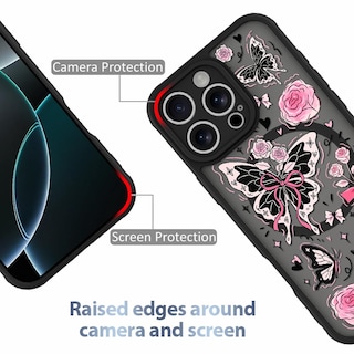 Foto 2 | Funda De Teléfono Aigomara Para Iphone 16 Pro Max Con Magsafe Pink - Venta Internacional.
