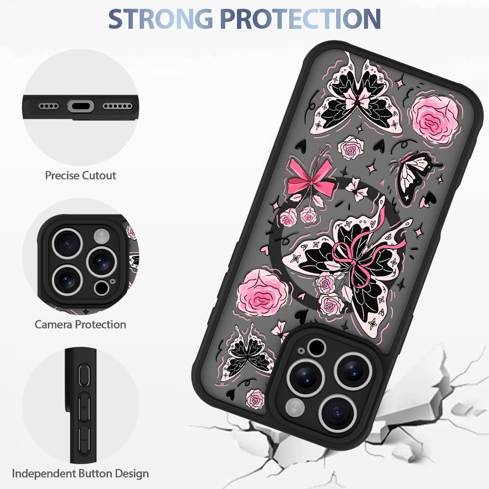 Foto 4 | Funda De Teléfono Aigomara Para Iphone 16 Pro Max Con Magsafe Pink - Venta Internacional.