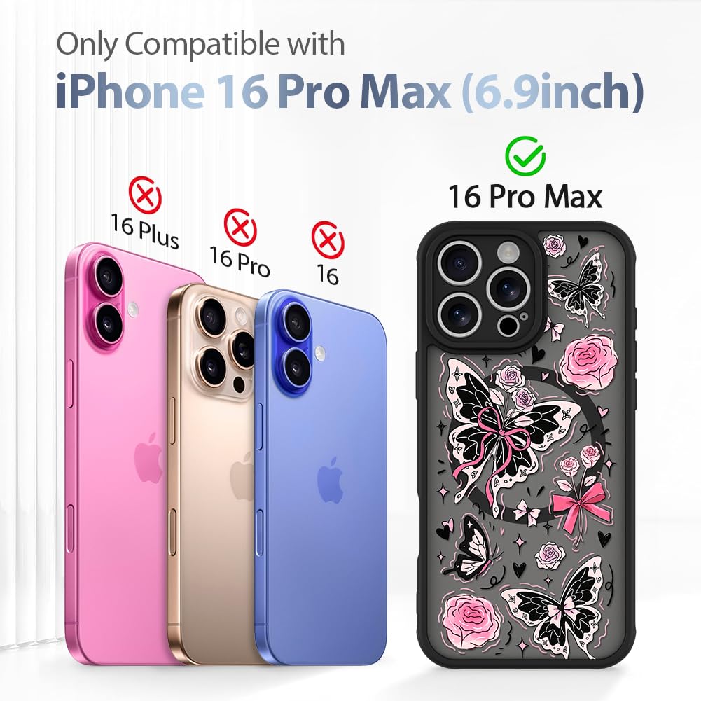 Foto 6 | Funda De Teléfono Aigomara Para Iphone 16 Pro Max Con Magsafe Pink - Venta Internacional.