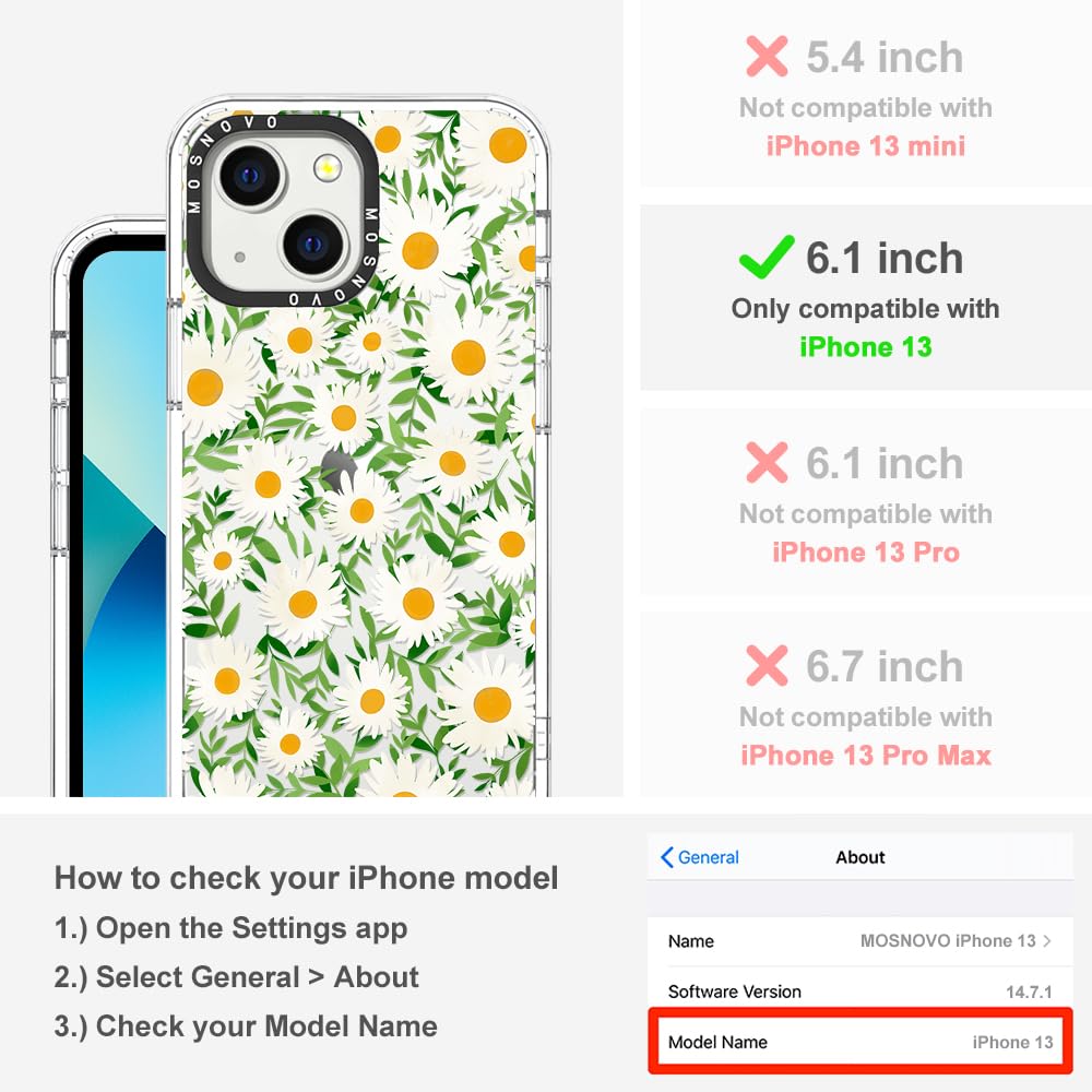 Foto 3 pulgar | Funda De Teléfono Mosnovo Para Iphone 13 Buffertech 2m Drop Clear Tpu - Venta Internacional.