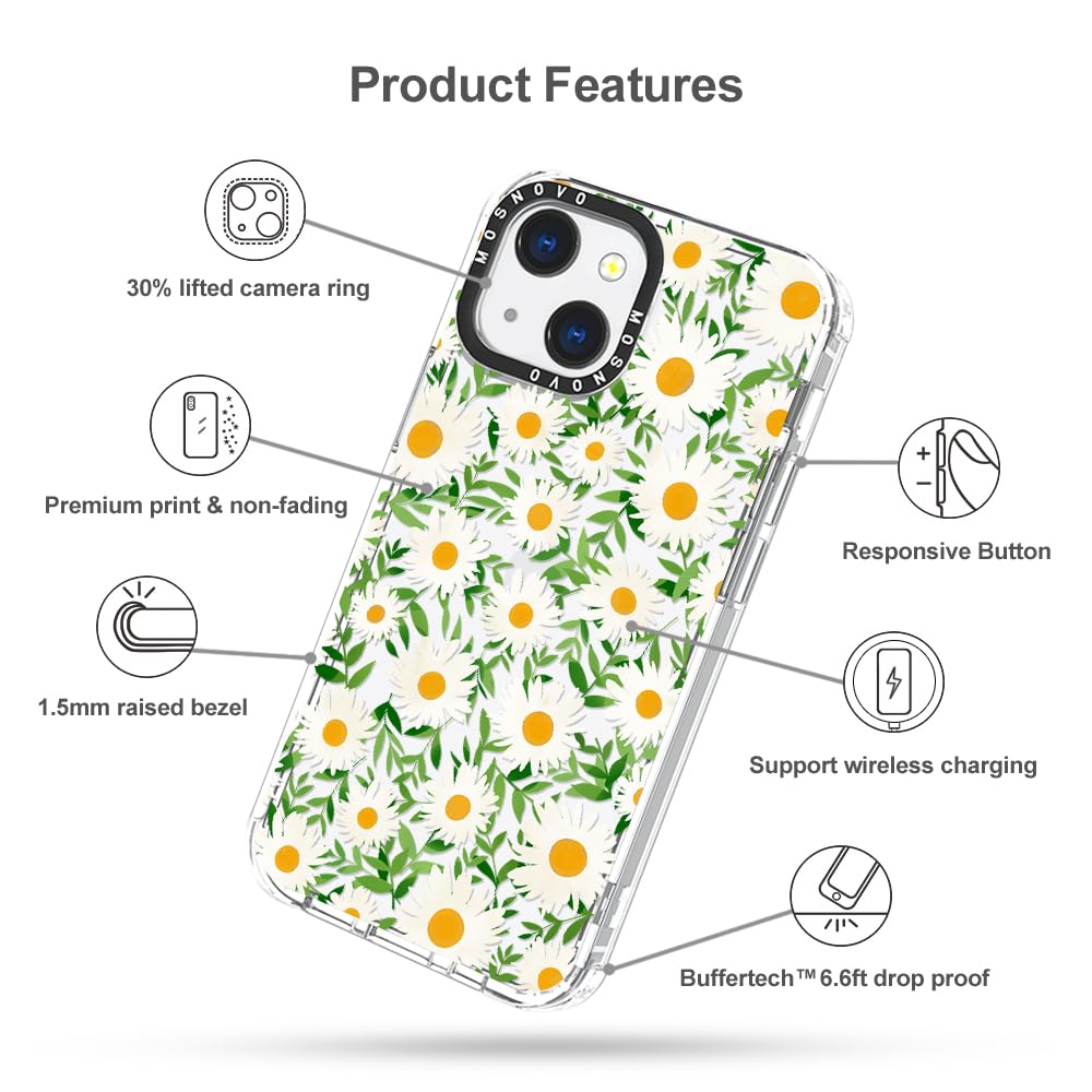 Foto 7 pulgar | Funda De Teléfono Mosnovo Para Iphone 13 Buffertech 2m Drop Clear Tpu - Venta Internacional.