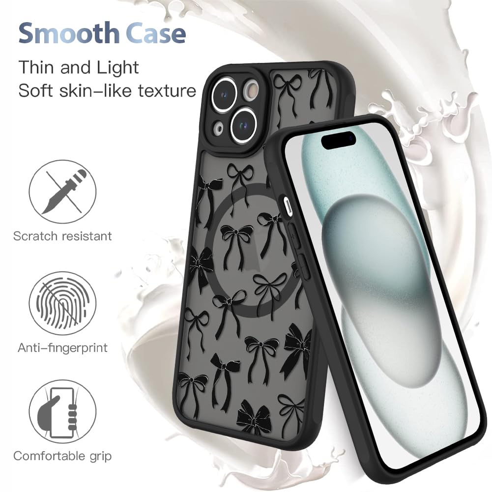Foto 6 pulgar | Funda De Teléfono Aigomara Para Iphone 15 Plus Con Magsafe Black - Venta Internacional.