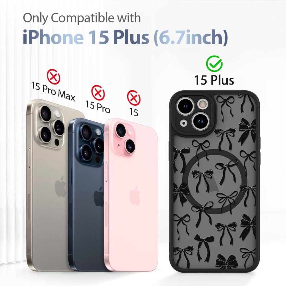 Foto 7 pulgar | Funda De Teléfono Aigomara Para Iphone 15 Plus Con Magsafe Black - Venta Internacional.