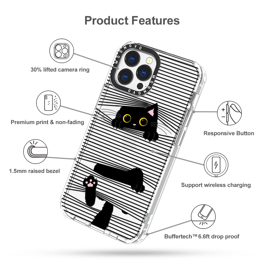 Foto 6 | Funda De Teléfono Mosnovo Para Iphone 13 Pro Max Buffertech, Tpu Transparente - Venta Internacional.