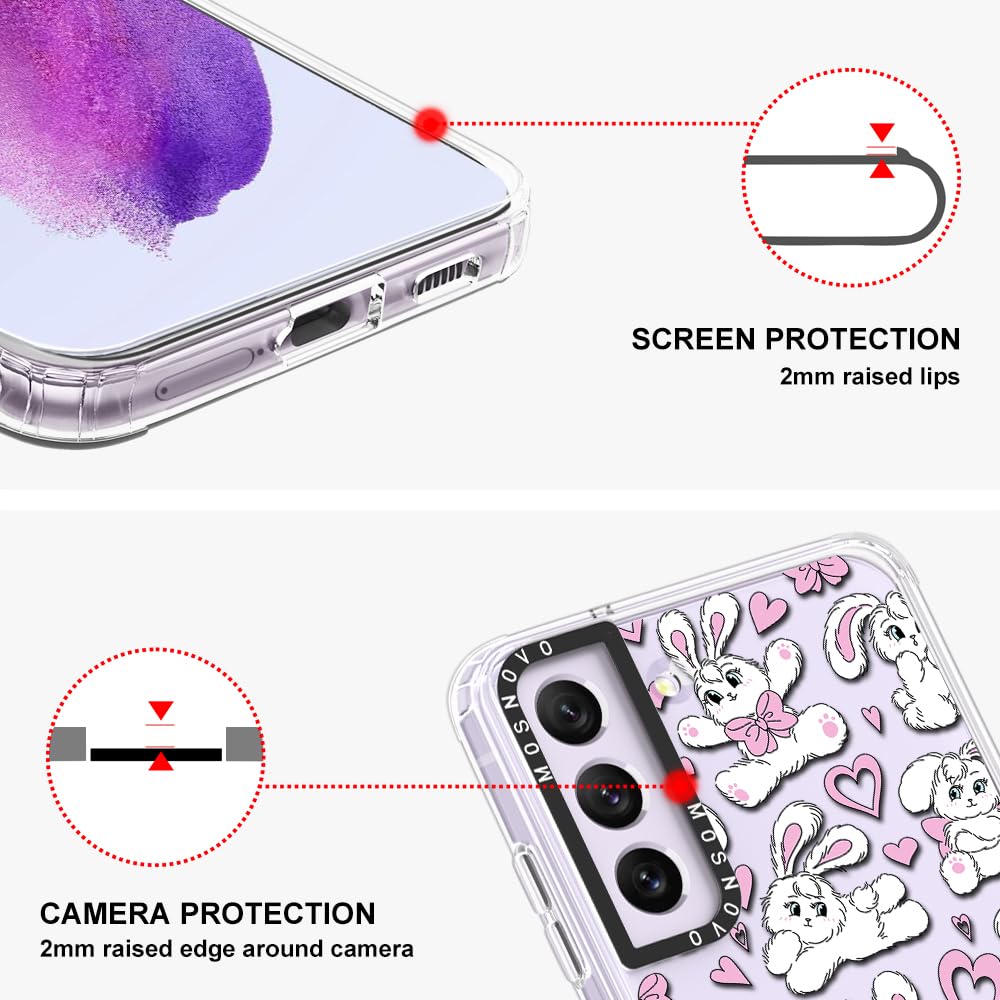Foto 5 pulgar | Funda De Teléfono Mosnovo Para Samsung Galaxy S21 Fe Tpu Transparente - Venta Internacional.