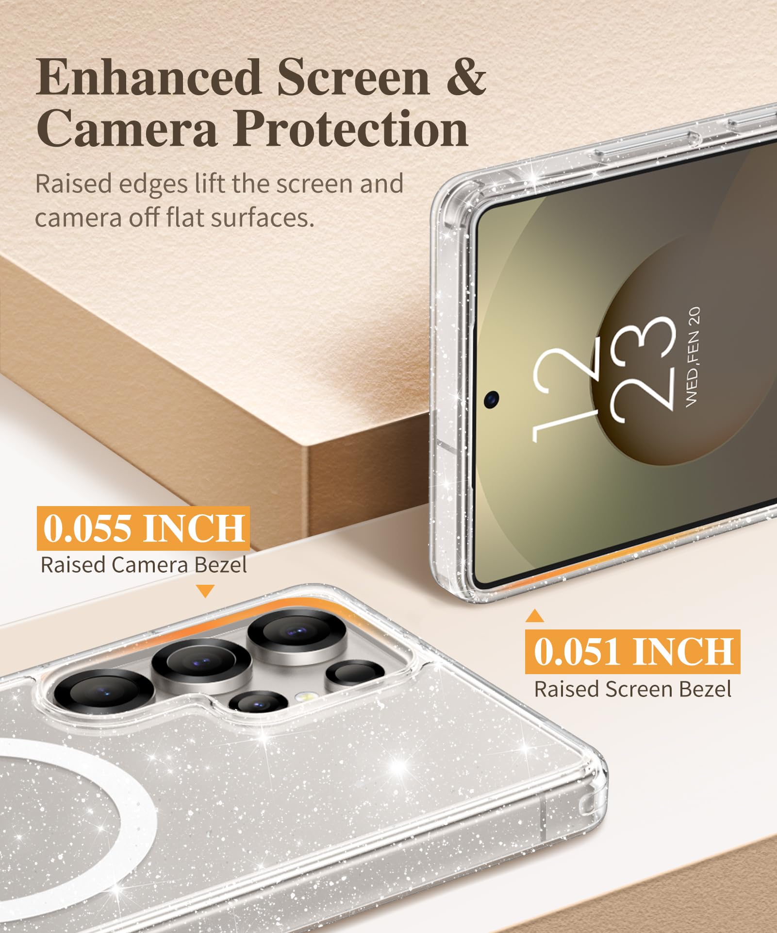 Foto 8 pulgar | Funda De Teléfono Gviewin Para Samsung Galaxy S25 Ultra 2025 6.9 - Venta Internacional.