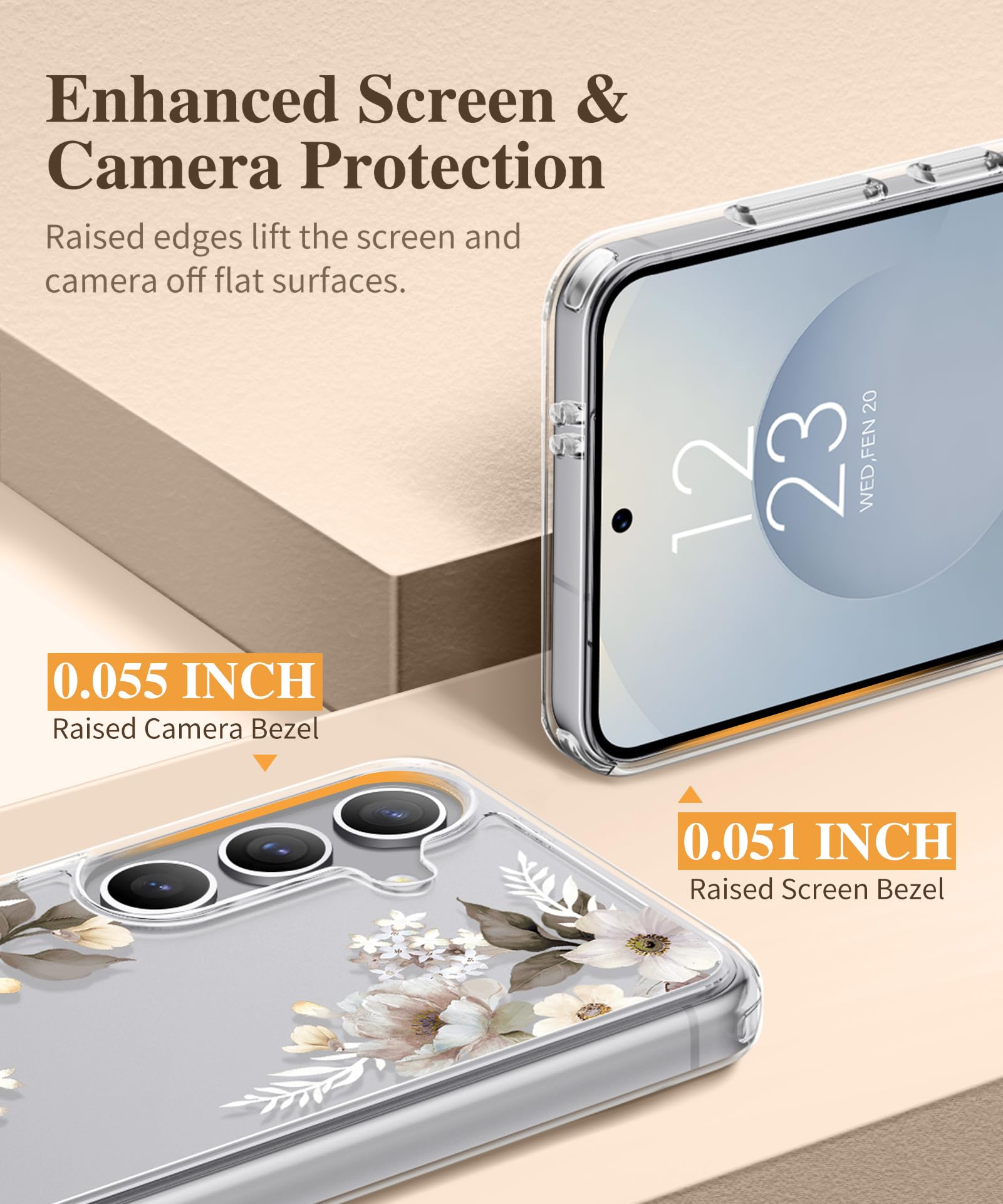 Foto 6 pulgar | Funda De Teléfono Gviewin Para Samsung Galaxy S25 Con Protector De Pantalla - Venta Internacional.