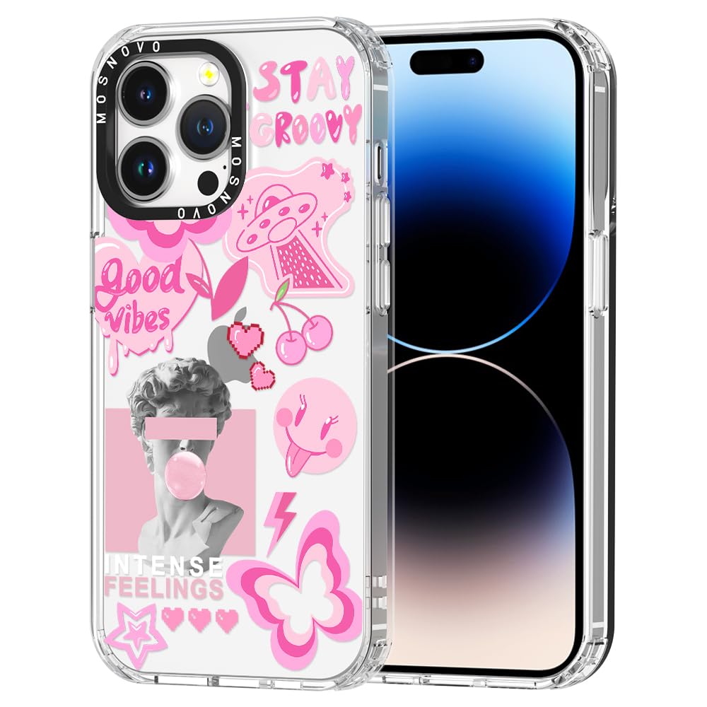 Foto 2 pulgar | Funda De Teléfono Mosnovo Para Iphone 14 Pro Max Buffertech Pink - Venta Internacional.
