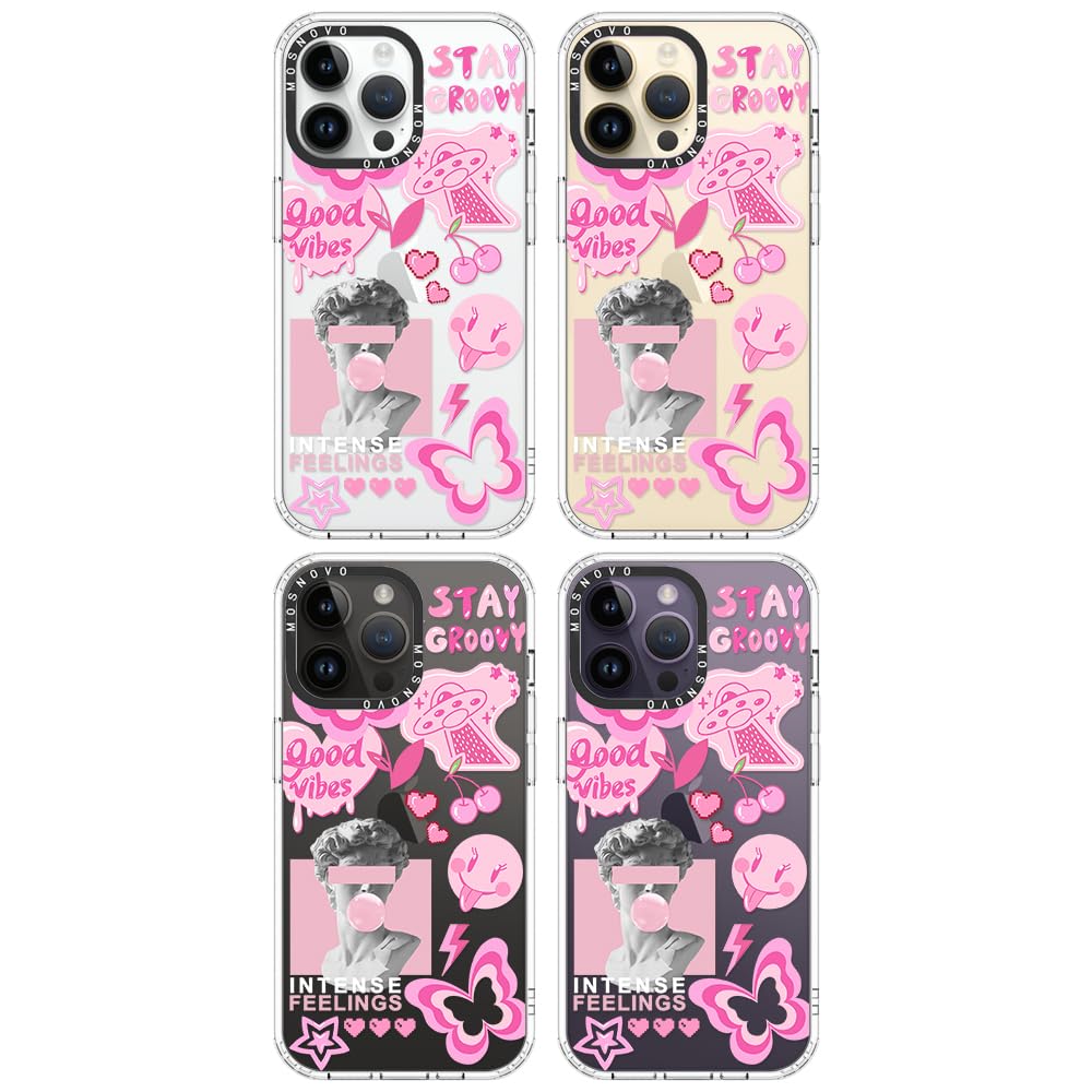 Foto 4 pulgar | Funda De Teléfono Mosnovo Para Iphone 14 Pro Max Buffertech Pink - Venta Internacional.