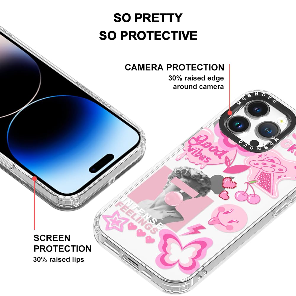 Foto 5 pulgar | Funda De Teléfono Mosnovo Para Iphone 14 Pro Max Buffertech Pink - Venta Internacional.