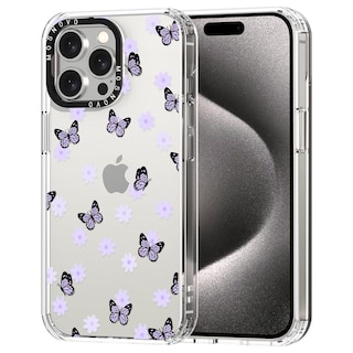 Foto 1 | Funda De Teléfono Mosnovo Para Iphone 15 Pro Max Lila Butterfly - Venta Internacional.