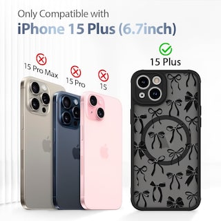 Foto 6 | Funda De Teléfono Aigomara Para Iphone 15 Pro Max Con Magsafe Black - Venta Internacional.