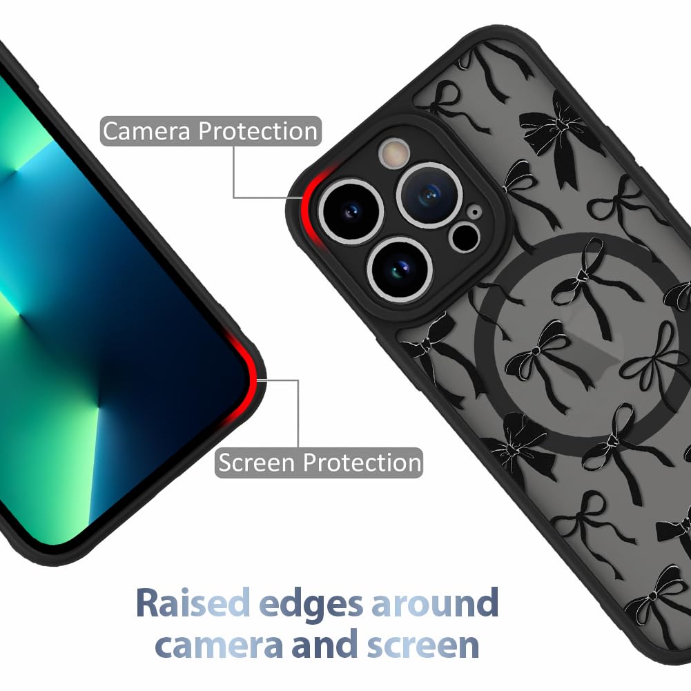 Foto 3 pulgar | Funda De Teléfono Aigomara Para Iphone 13 Pro Con Cinta Negra Magsafe - Venta Internacional.