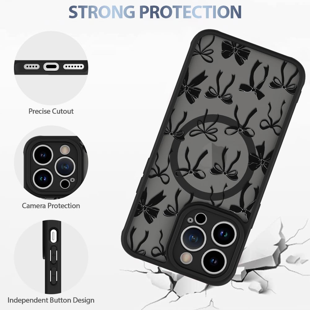 Foto 5 pulgar | Funda De Teléfono Aigomara Para Iphone 13 Pro Con Cinta Negra Magsafe - Venta Internacional.