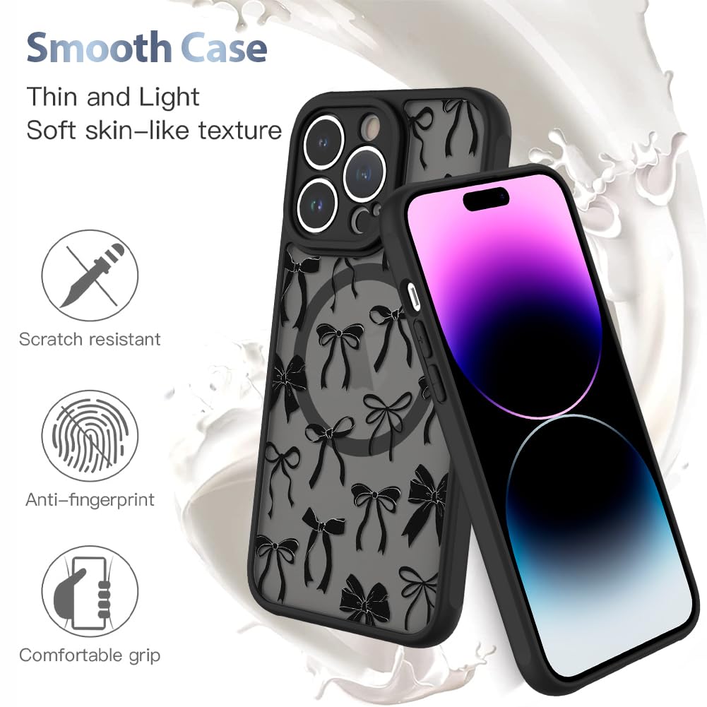 Foto 6 pulgar | Funda De Teléfono Aigomara Para Iphone 14 Pro Con Cinta Negra Magsafe - Venta Internacional.