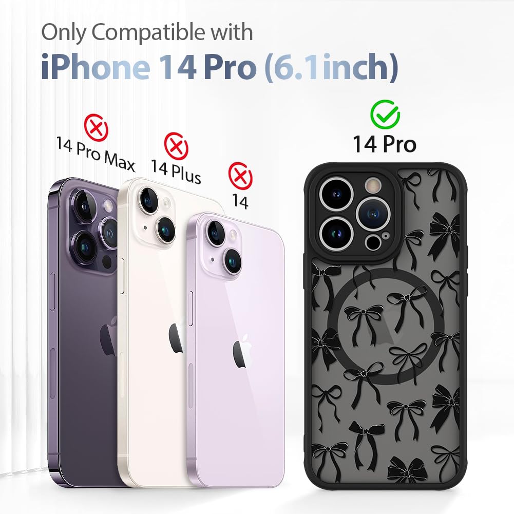 Foto 7 pulgar | Funda De Teléfono Aigomara Para Iphone 14 Pro Con Cinta Negra Magsafe - Venta Internacional.