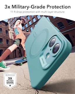 Foto 4 | Funda Esr Para Iphone 16 Con Magsafe, Color Verde Azulado A Prueba De Golpes - Venta Internacional.