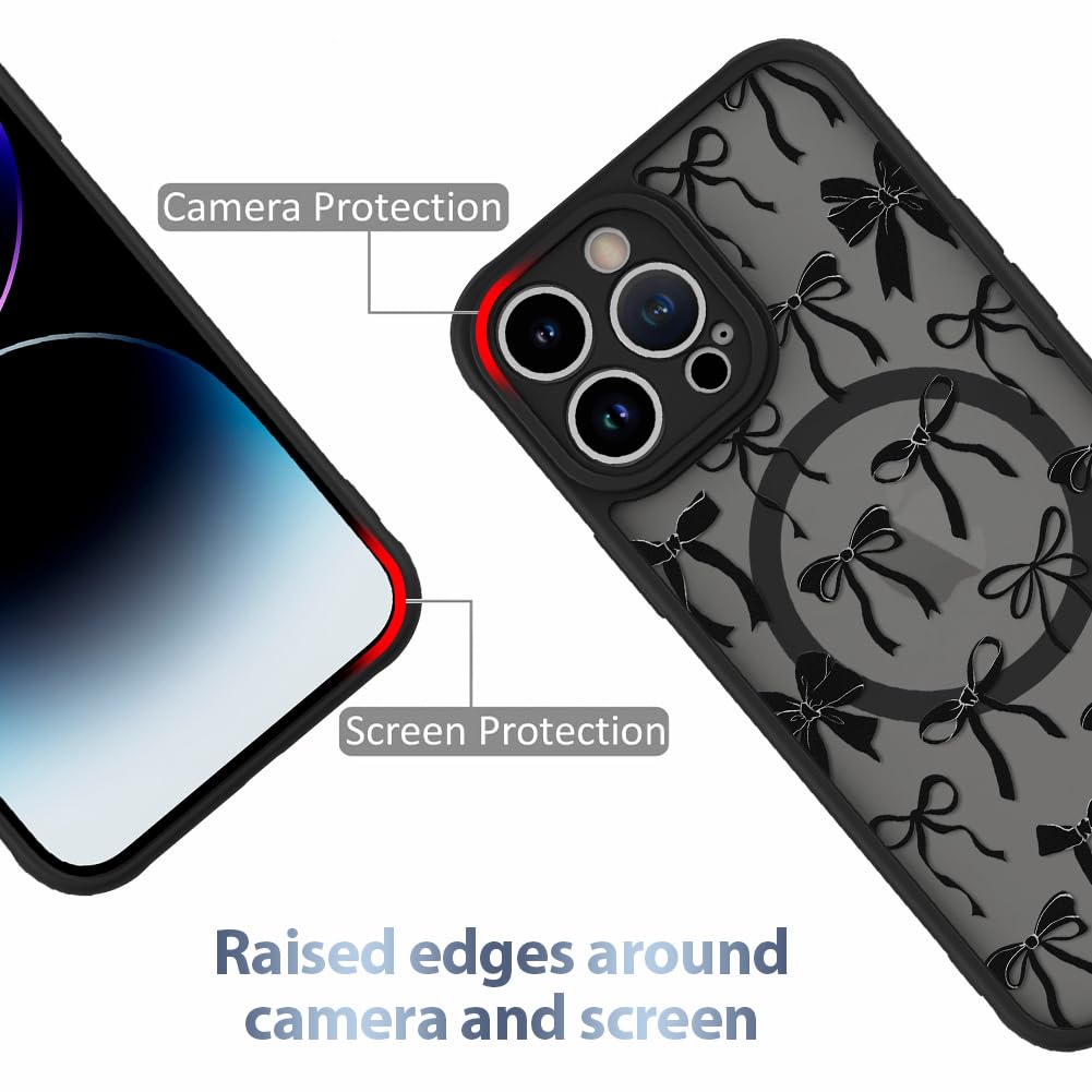 Foto 3 pulgar | Funda De Teléfono Aigomara Para Iphone 15 Pro Con Cinta Negra Magsafe - Venta Internacional.