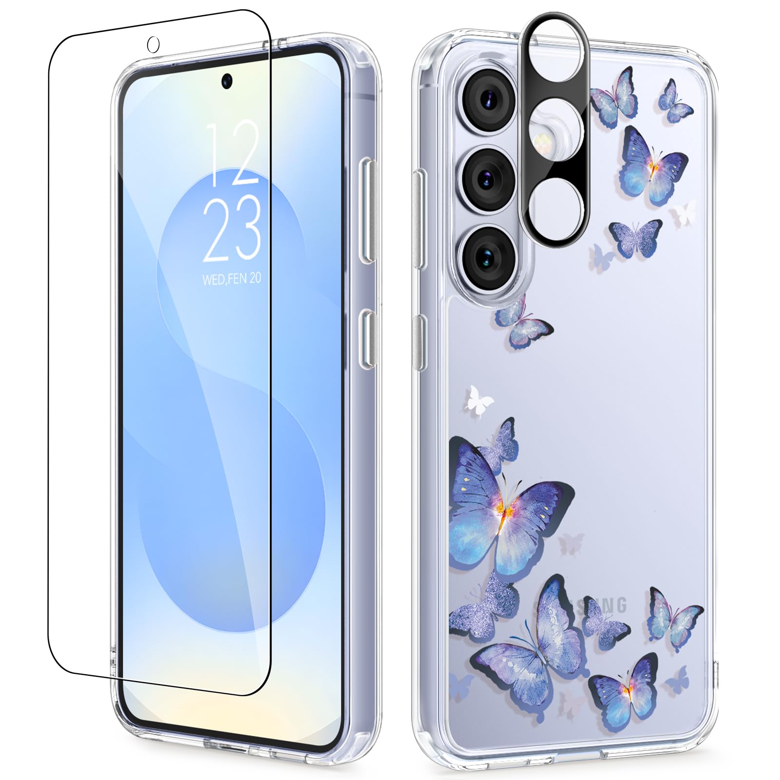Foto 1 | Funda De Teléfono Gviewin Para Samsung Galaxy S25 Plus Con Protector - Venta Internacional.