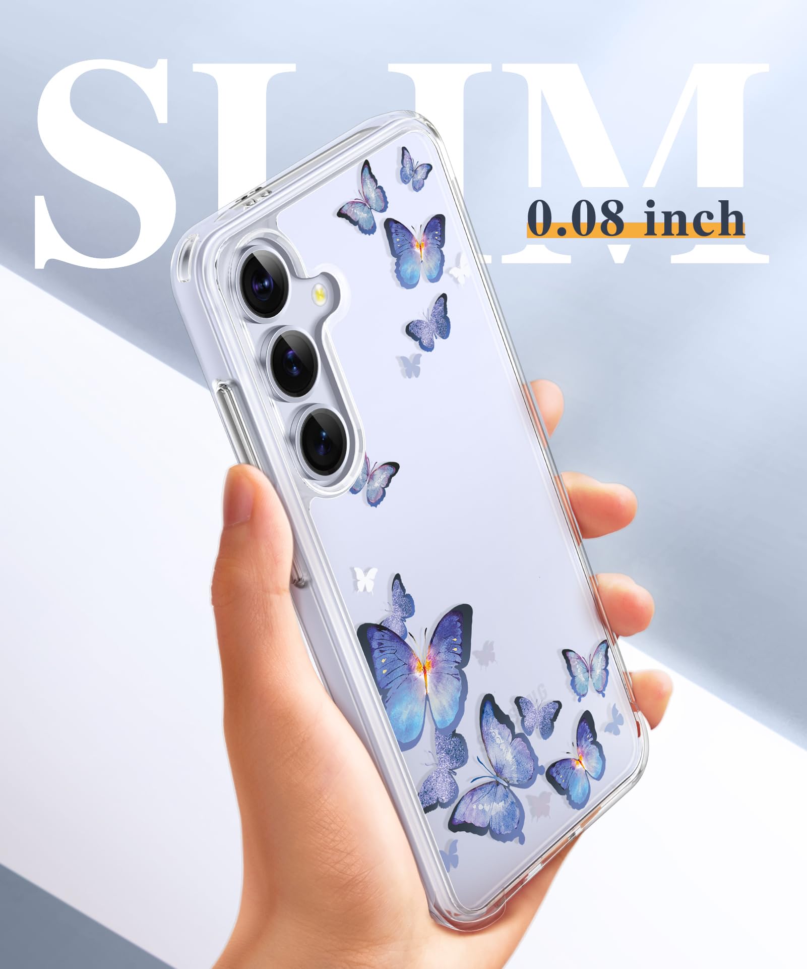Foto 7 pulgar | Funda De Teléfono Gviewin Para Samsung Galaxy S25 Plus Con Protector - Venta Internacional.