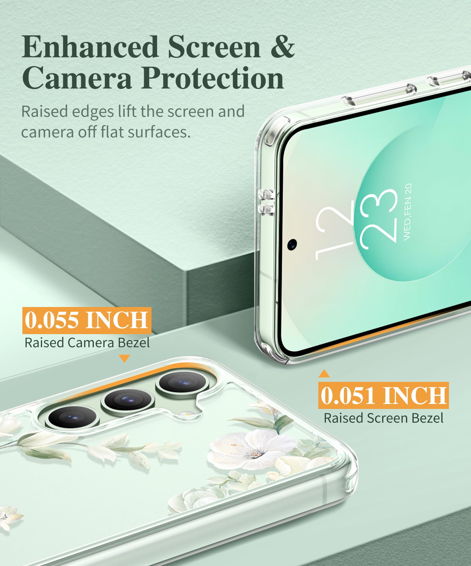 Foto 6 pulgar | Funda De Teléfono Gviewin Para Samsung Galaxy S25 Con Protector De Pantalla - Venta Internacional.