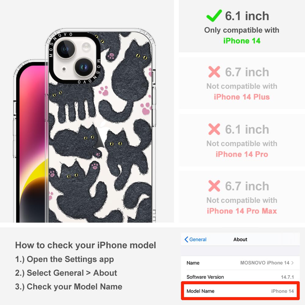 Foto 2 | Funda De Teléfono Mosnovo Para Iphone 14 Buffertech 2m Drop Black - Venta Internacional.