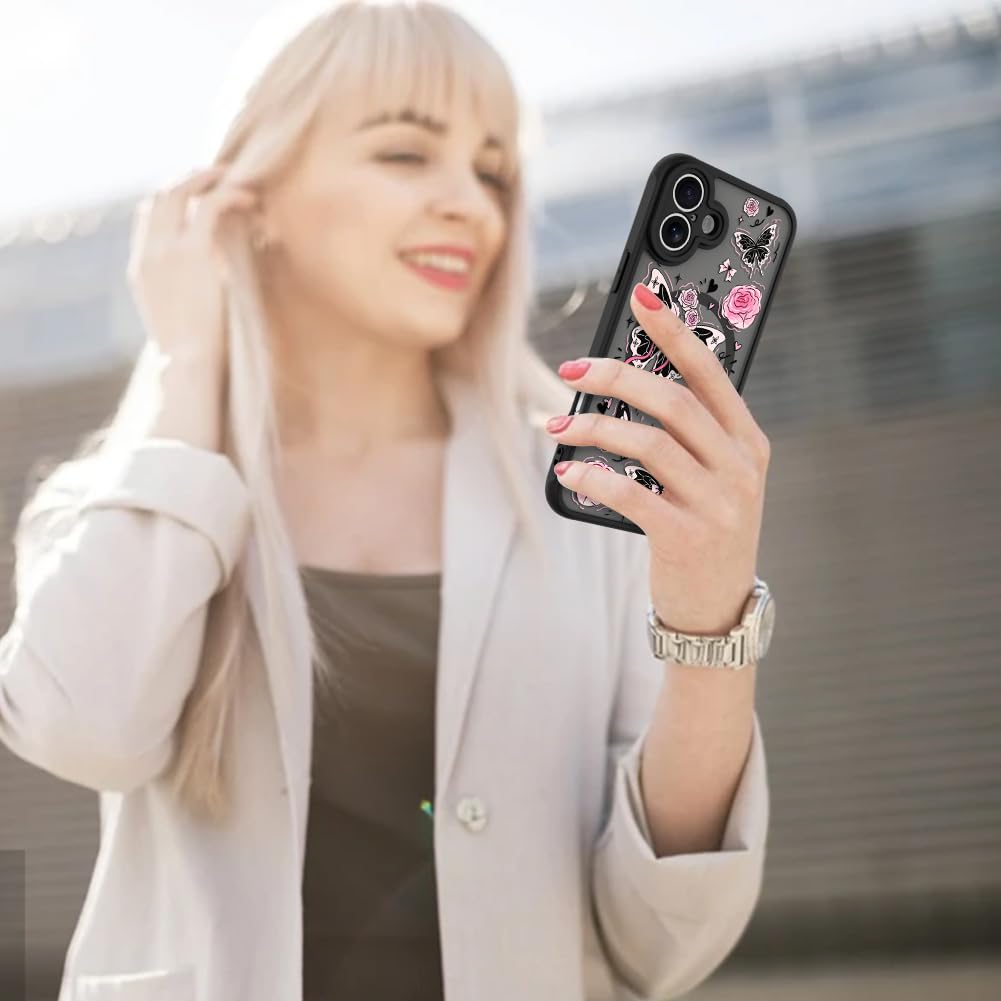Foto 8 pulgar | Funda De Teléfono Aigomara Para Iphone 16 Plus Con Magsafe Butterfly - Venta Internacional.