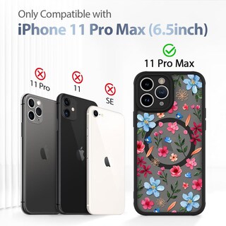 Foto 6 | Funda Magnética Aigomara Para Iphone 11 Pro Max Con Magsafe - Venta Internacional.