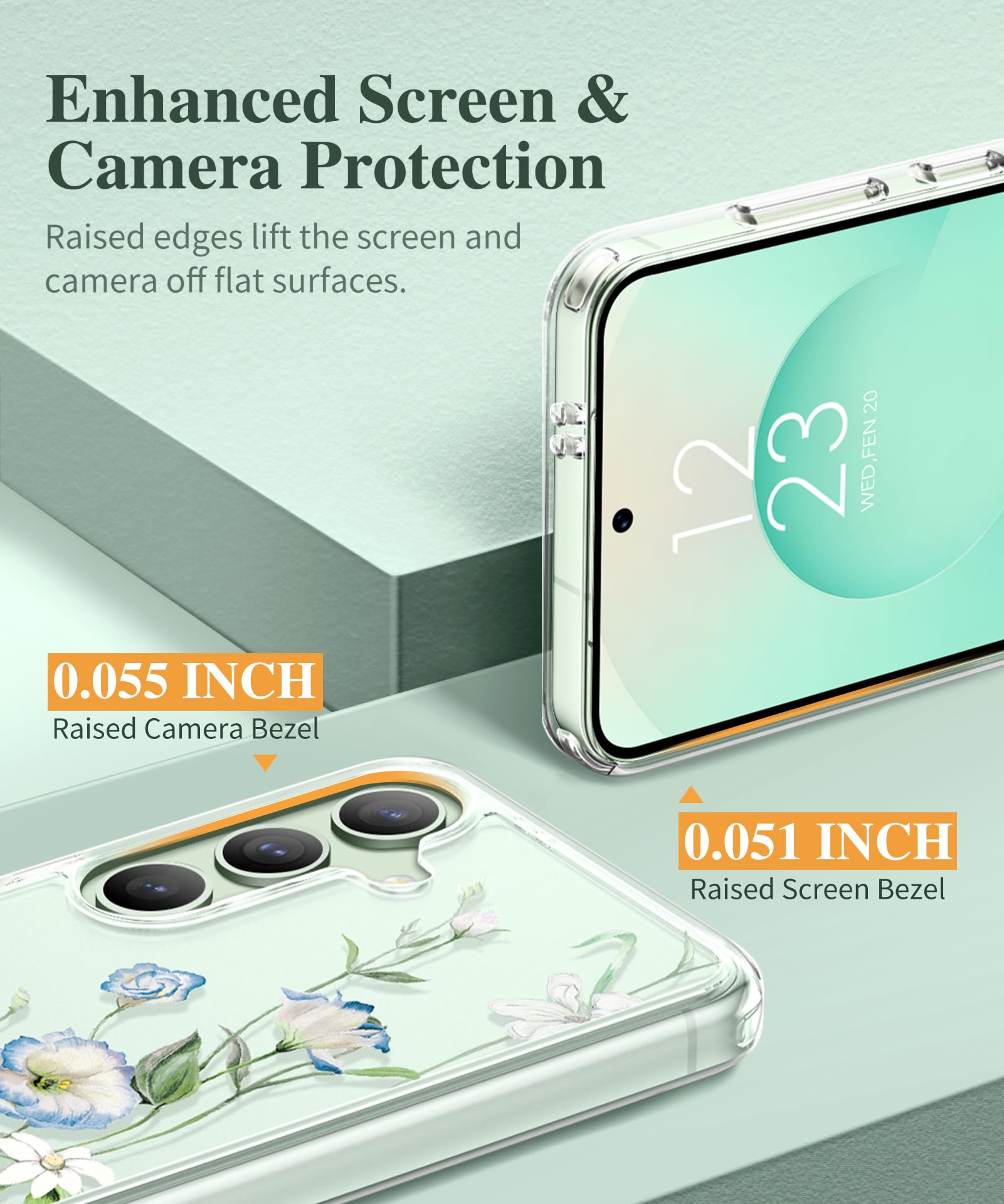 Foto 5 | Funda De Teléfono Gviewin Para Samsung Galaxy S25 Plus Con Protector - Venta Internacional.