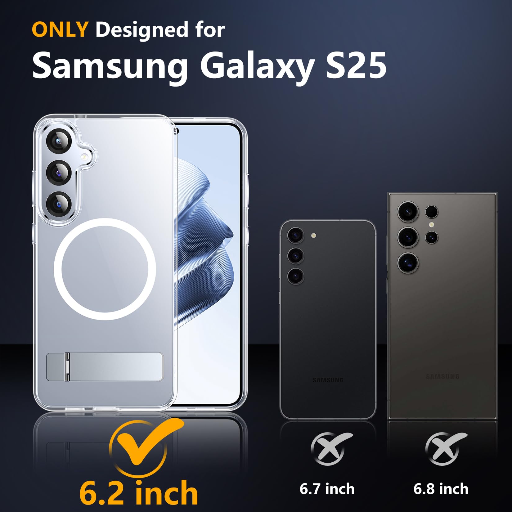 Foto 2 | Funda Magnética Spidercase Para Samsung Galaxy S25 De 6.2 Pulgadas - Venta Internacional.