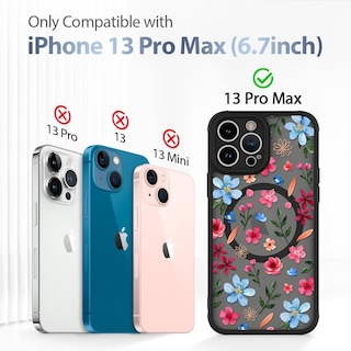 Foto 6 | Funda Magnética Aigomara Para Iphone 13 Pro Max Con Magsafe - Venta Internacional.