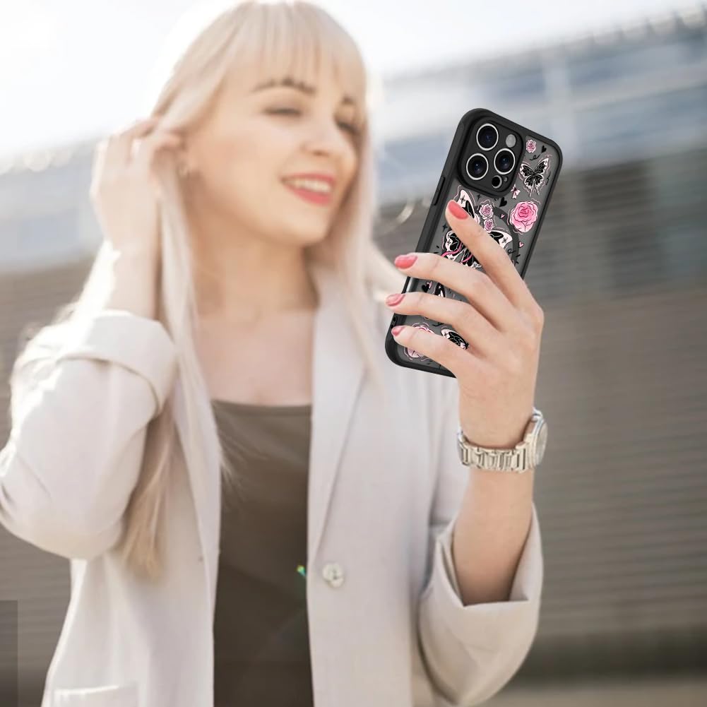 Foto 8 pulgar | Funda De Teléfono Aigomara Para Iphone 16 Pro Con Magsafe Butterfly Pink - Venta Internacional.