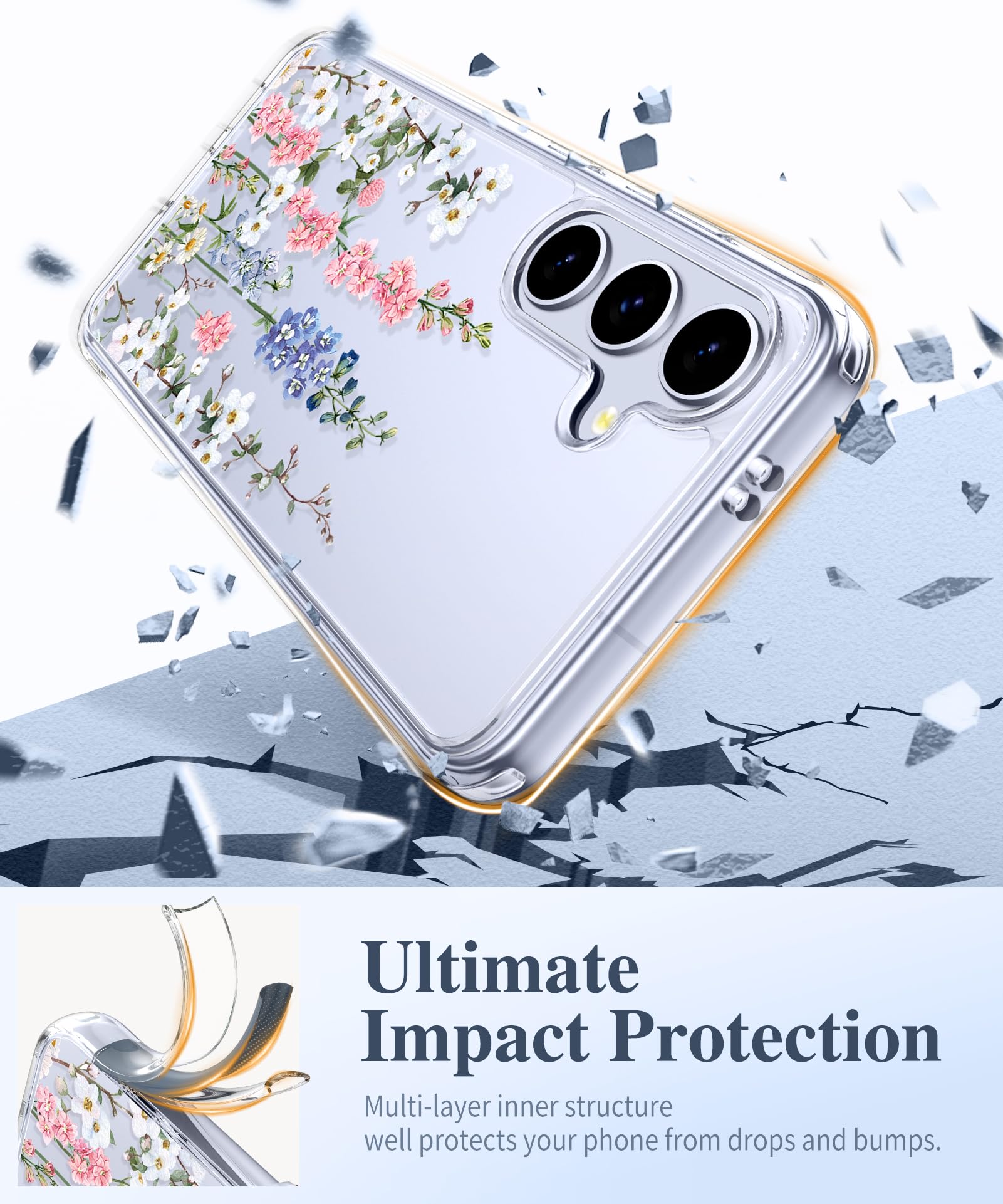 Foto 5 pulgar | Funda De Teléfono Gviewin Para Samsung Galaxy S25 Con Protector De Pantalla - Venta Internacional.