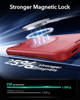 Foto 6 | Funda De Teléfono Esr Cyber Series Para Iphone 16e Con Magsafe Red - Venta Internacional.