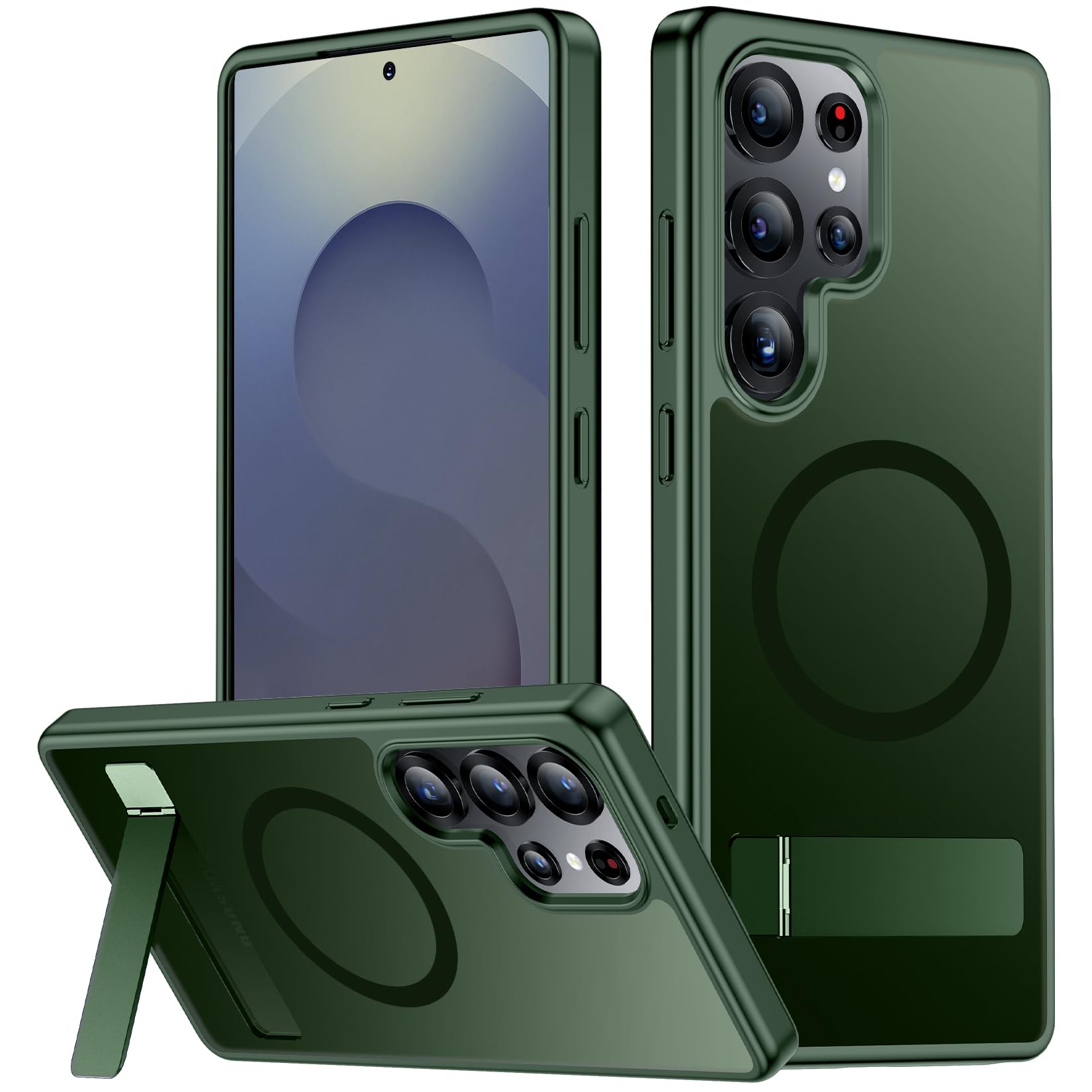 Funda Magnética Spidercase Para Samsung Galaxy S25 Ultra Green - Venta Internacional.