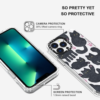 Foto 4 | Funda De Teléfono Mosnovo Para Iphone 13 Pro Buffertech Black Furry Cat - Venta Internacional.