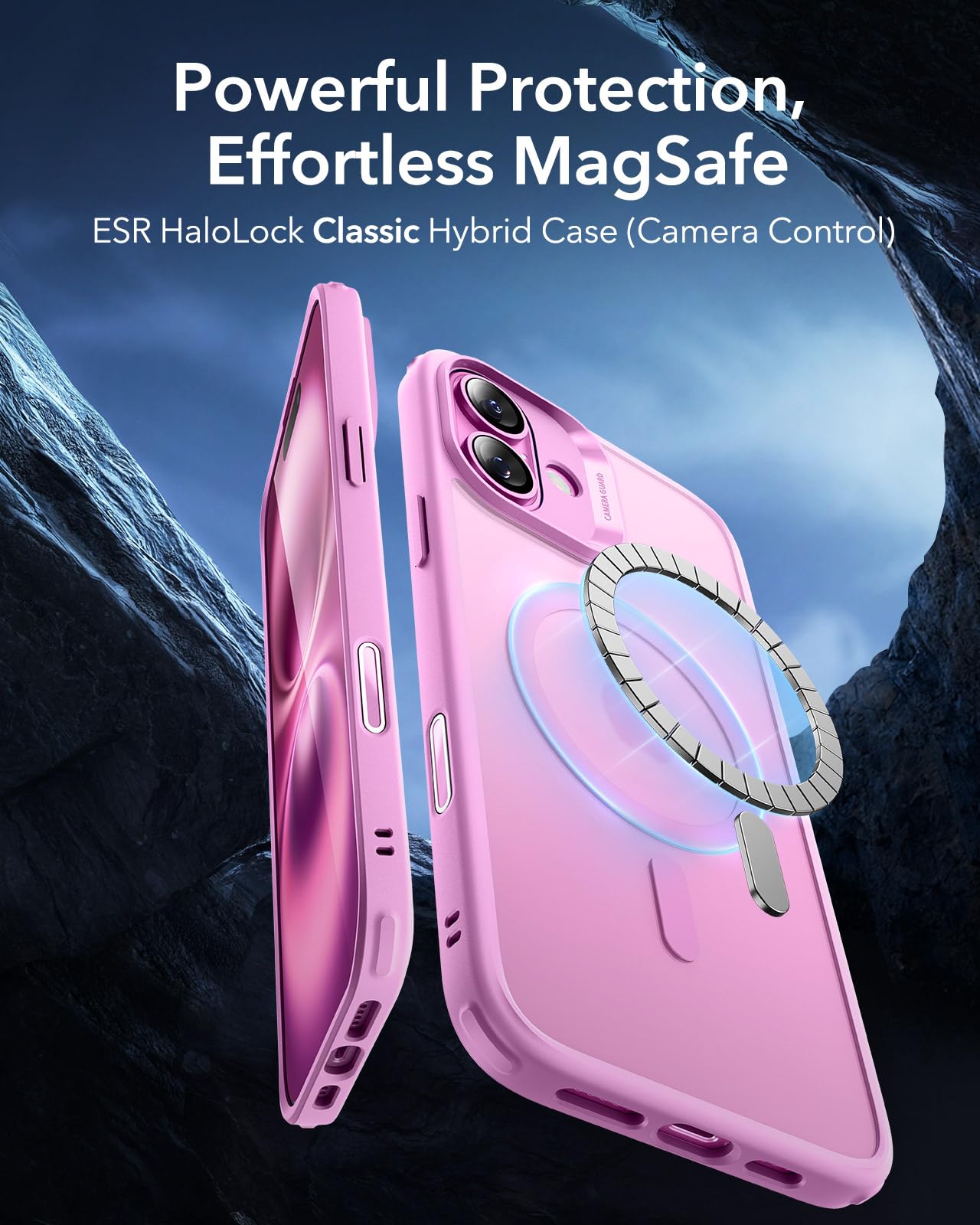 Foto 4 pulgar | Funda De Teléfono Esr Para Iphone 16 Plus Con Magsafe A Prueba De Golpes, Rosa - Venta Internacional.