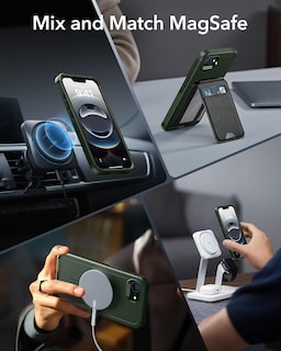 Foto 5 | Funda Esr Para Iphone 16e Cyber Series Con Magsafe Army Green - Venta Internacional.