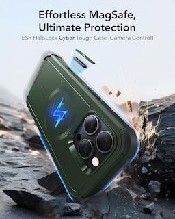 Foto 2 | Funda De Teléfono Esr Para Iphone 16 Pro Con Protección Contra Caídas De 7,01 M, Color Verde Militar - Venta Inter