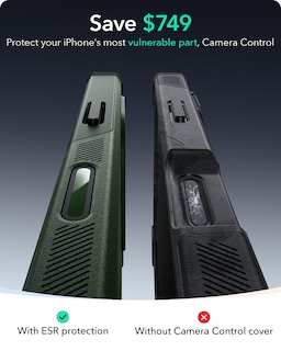 Foto 3 | Funda De Teléfono Esr Para Iphone 16 Pro Con Protección Contra Caídas De 7,01 M, Color Verde Militar - Venta Inter