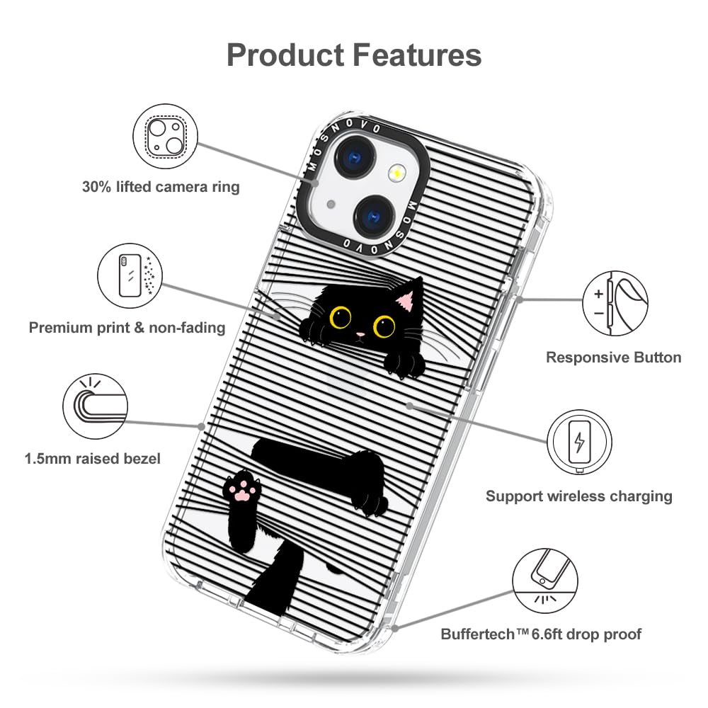 Foto 7 pulgar | Funda De Teléfono Mosnovo Para Iphone 13 Buffertech 2m Drop Clear - Venta Internacional.