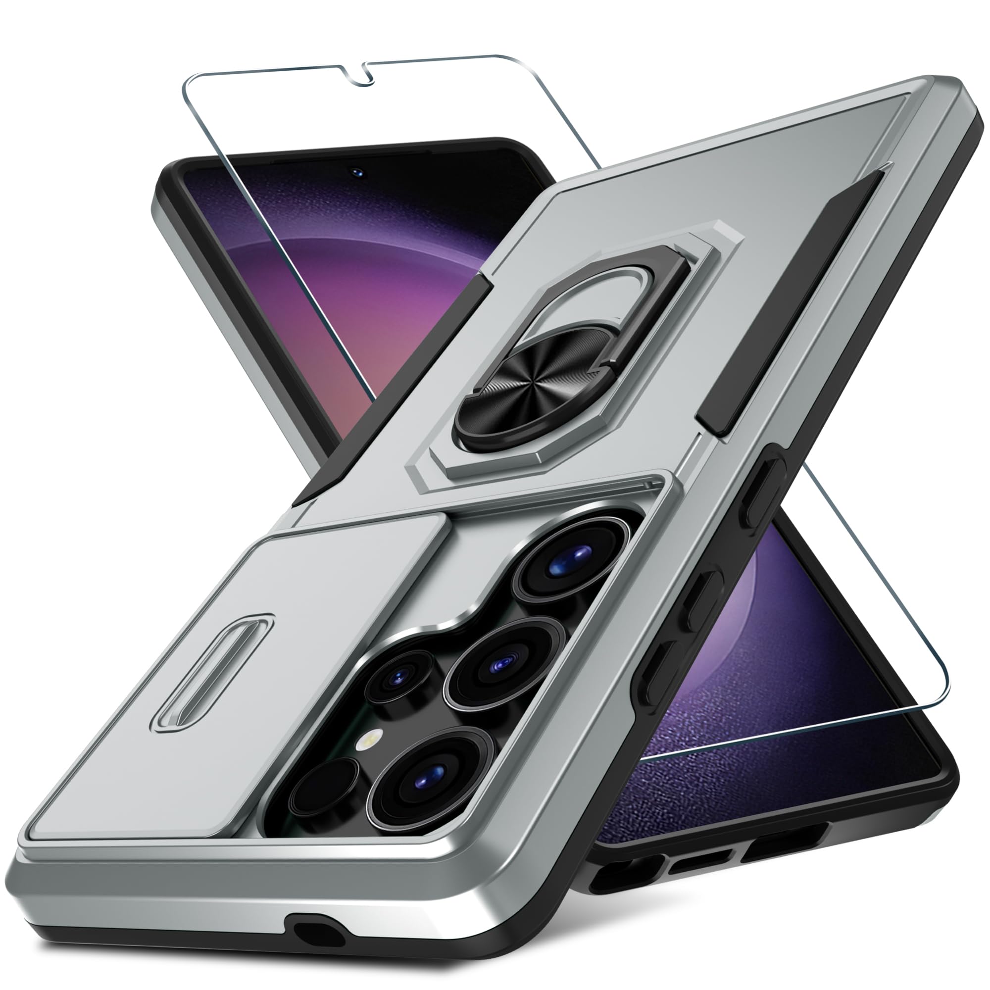 Foto 2 pulgar | Funda De Teléfono Janmitta Compatible Con Samsung Galaxy S25 Ultra - Venta Internacional.