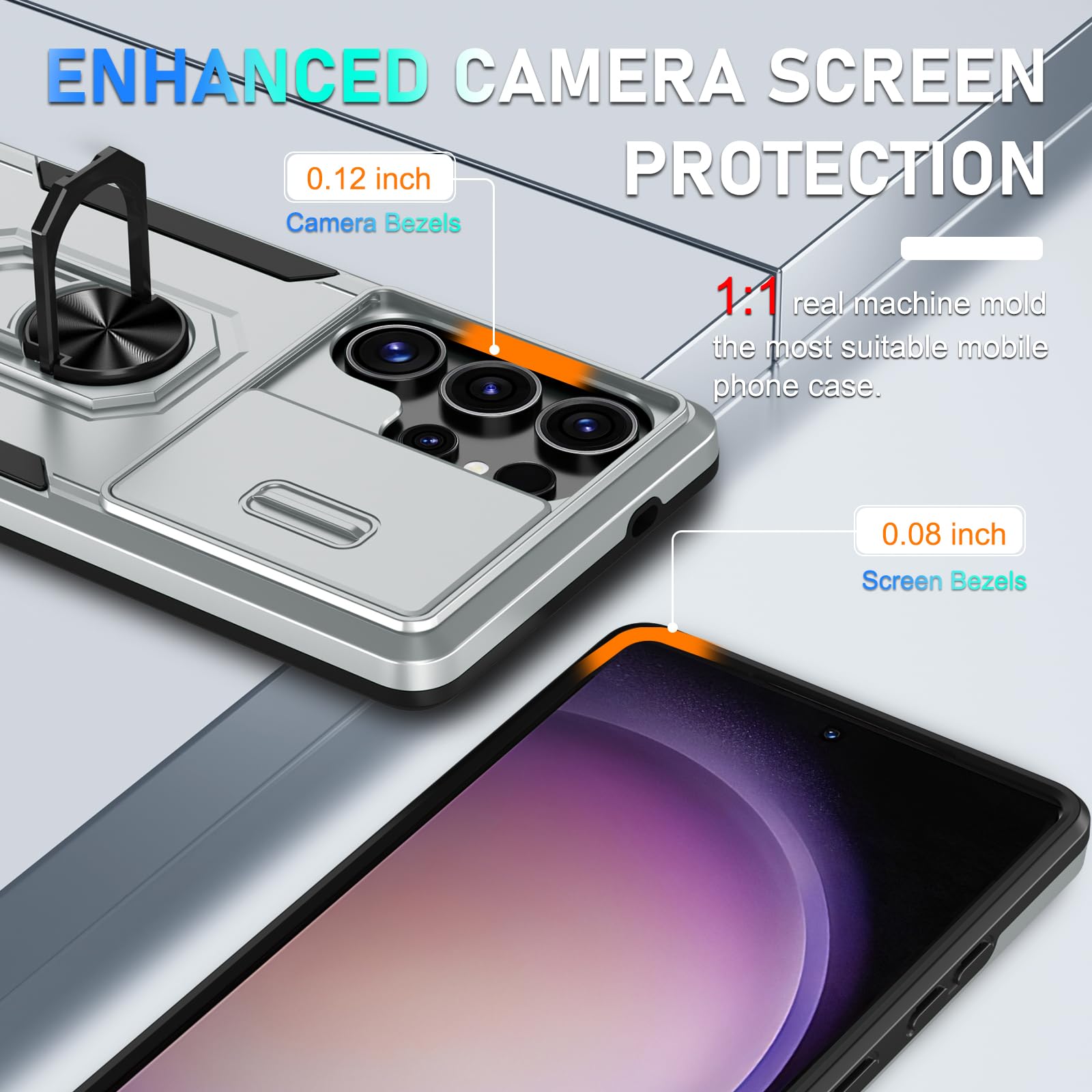 Foto 8 pulgar | Funda De Teléfono Janmitta Compatible Con Samsung Galaxy S25 Ultra - Venta Internacional.