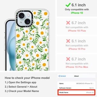 Foto 2 | Funda De Teléfono Mosnovo Para Iphone 15 Buffertech Military-grade - Venta Internacional.