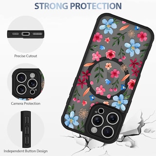 Foto 4 | Funda Magnética Aigomara Para Iphone 16 Pro Con Magsafe Pink - Venta Internacional.