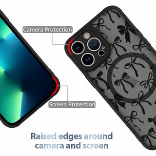 Foto 2 | Funda De Teléfono Aigomara Para Iphone 13 Pro Max Con Magsafe Black - Venta Internacional.