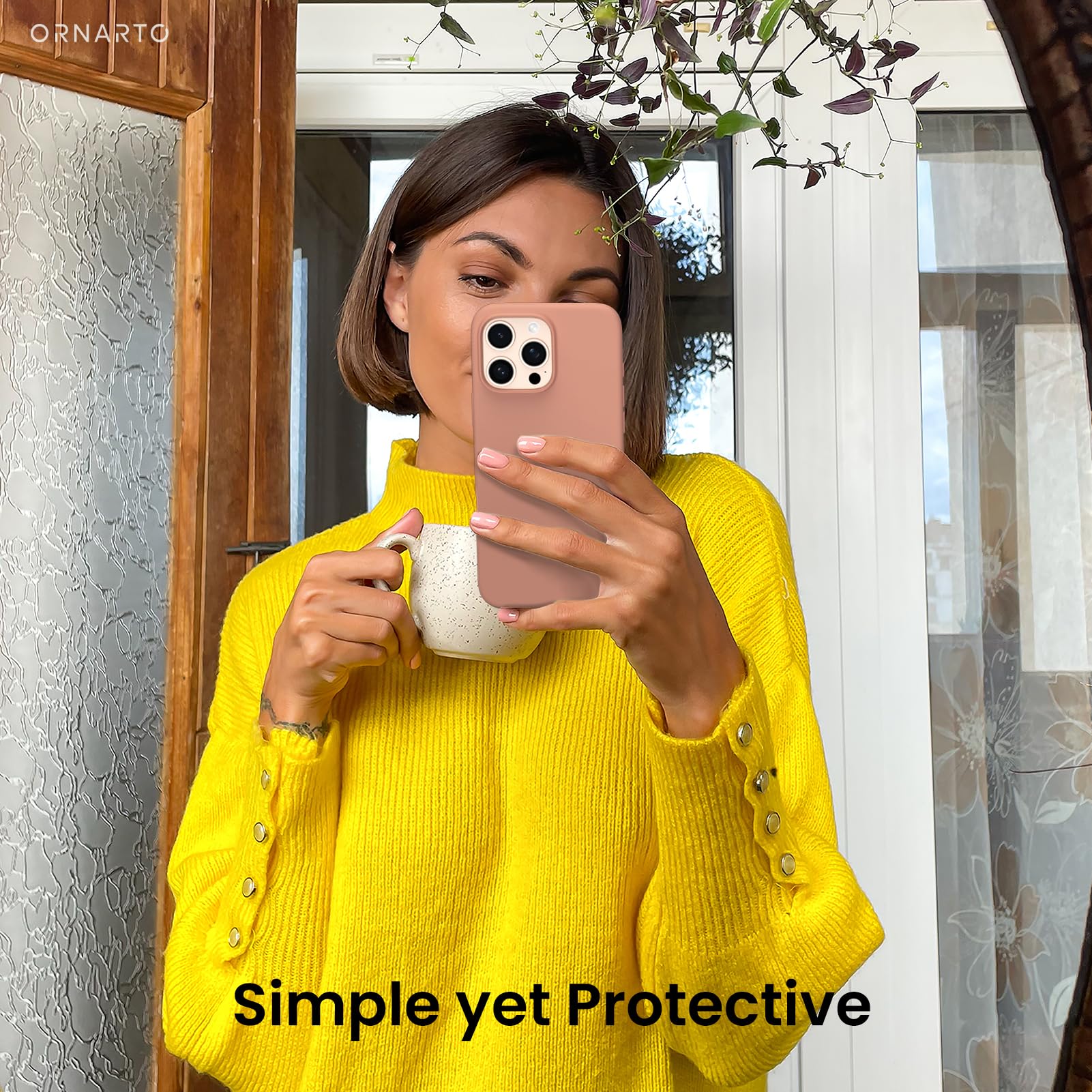 Foto 7 pulgar | Funda De Teléfono Ornarto Compatible Con Iphone 16 Pro Max De 6.9'' - Venta Internacional.