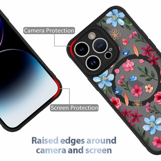 Foto 2 | Funda Magnética Aigomara Para Iphone 14 Pro Con Magsafe Pink - Venta Internacional.